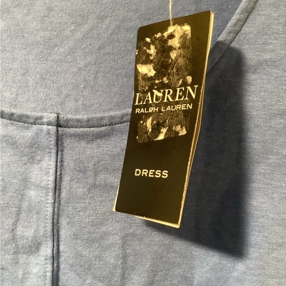 NWT Lauren Ralph Lauren Size 10 Blue Dress - Picture 5 of 6